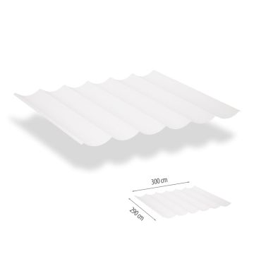 Faltsonnensegel inkl. Befestigungsset 2.90x3.00 - Artic White