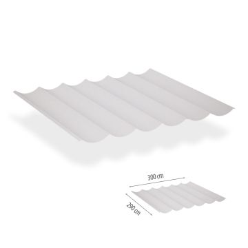 Faltsonnensegel inkl. Befestigungsset 2.90x3.00 - Lava White wasserdicht