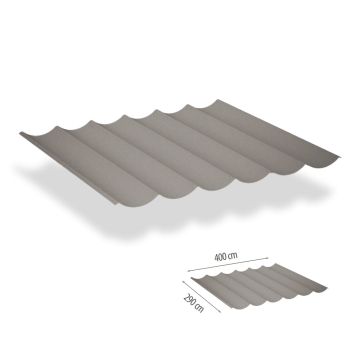 Faltsonnensegel inkl. Befestigungsset 2.90x4.00 - Elephant Grey wasserdicht