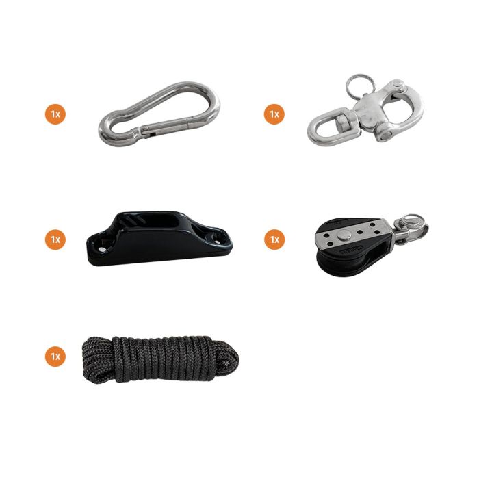 Sonnensegel Befestigungsset Umlenkrolle main product photo