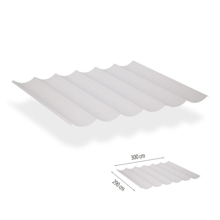 Faltsonnensegel inkl. Befestigungsset 2.90x3.00 - Lava White wasserdicht main product photo