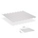 Faltsonnensegel inkl. Befestigungsset 3.70x3.70 - Lava White wasserdicht